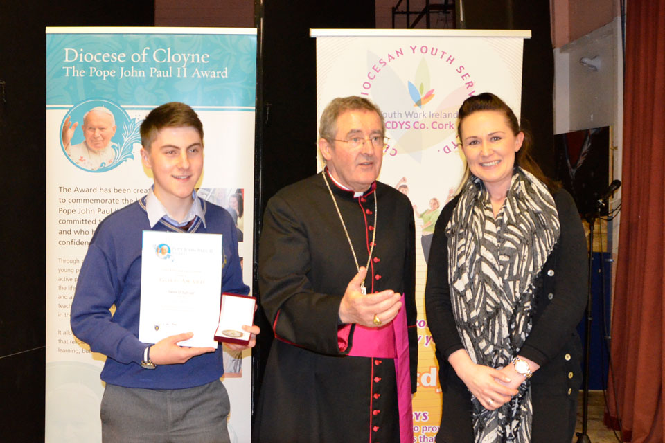 Bishop Crean of Cloyne at the Award ceremony 2016