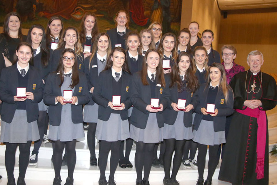 Award recipients, Convent of Mercy, Tuam, Co. Galway.