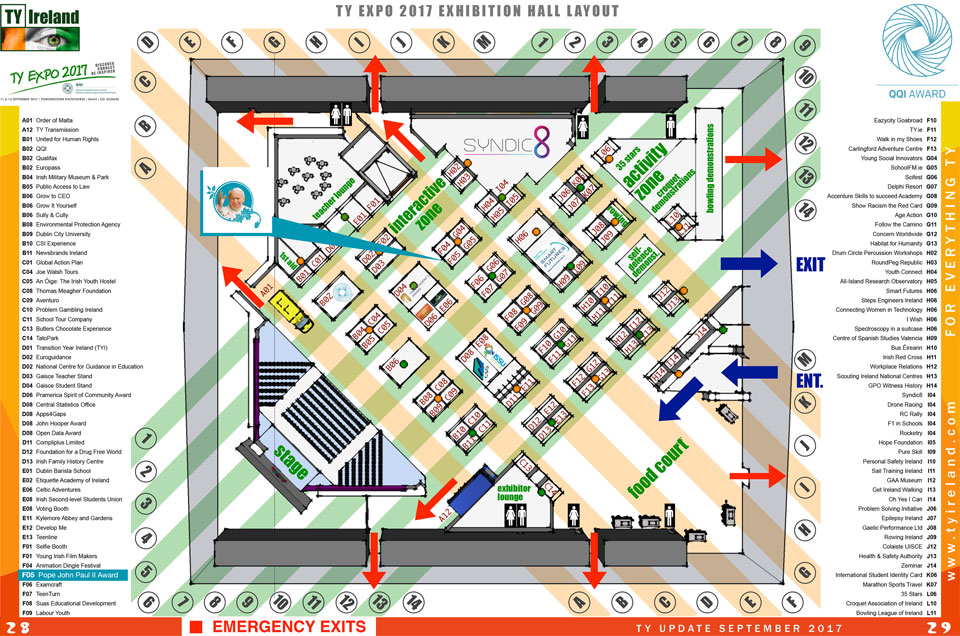 TY Expo 2017 Exhibition Floorplan