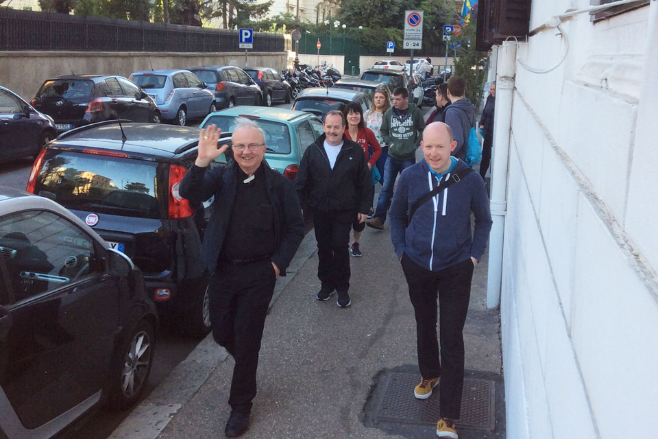 Bishop Donal McKeown in Rome