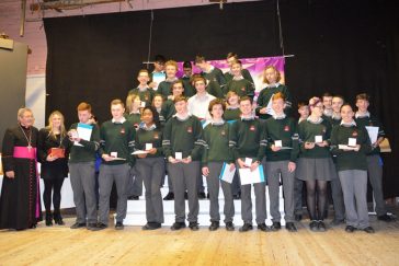 Awardees from St Colmans Community College, Midleton, Co. Cork