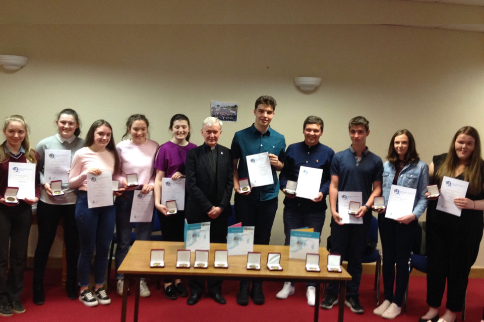 Award recipients in the Diocese of Killala