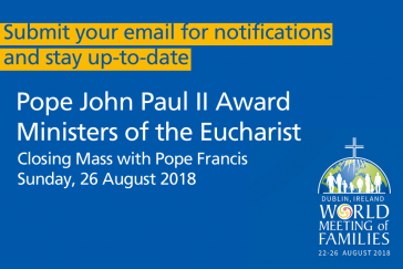 Keep up-to-date with WMOF2018 JP2 Award Ministers of the Eucharist