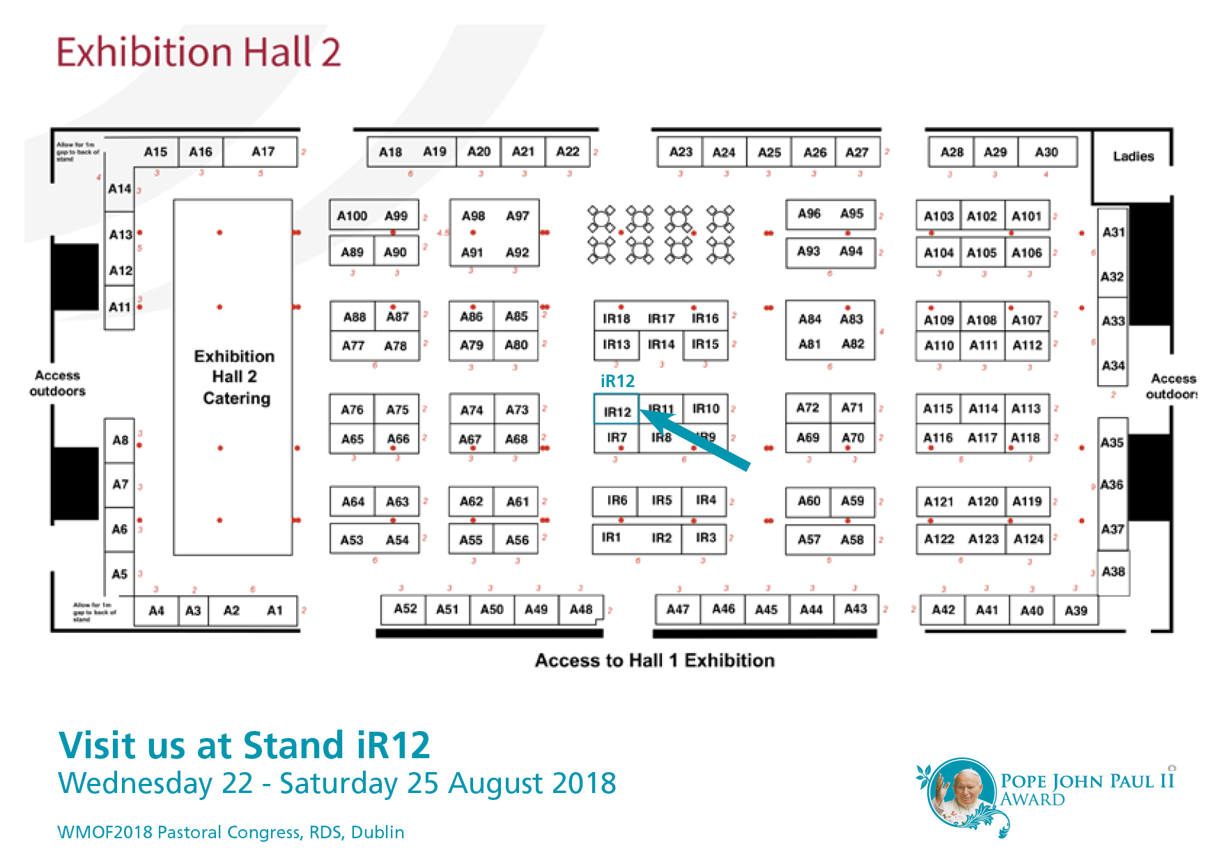 Exhibition floorplan