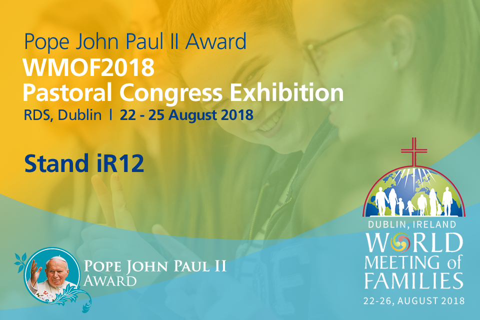 Pope John Paul II Award at the WMOF2018 Pastoral Congress (RDS)