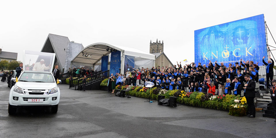 Pope Francis at  Knock Shrine