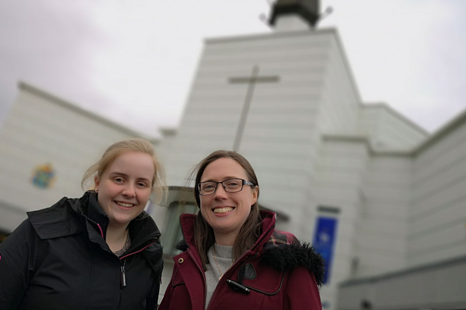 Amy & Trish at Knock Shrine