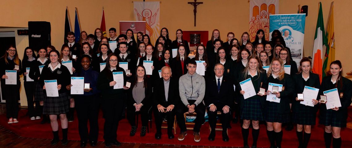 Diocese of Galway Pope John Paul II Award ceremony 2018